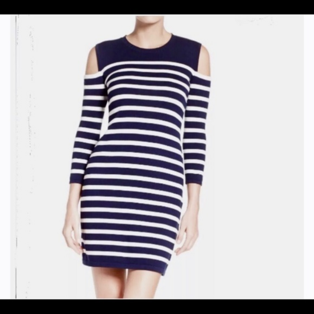 Trina Turk Nautical Cold Shoulder‎ Dress M